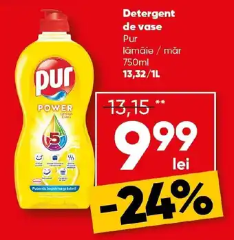 Detergent de vase Pur