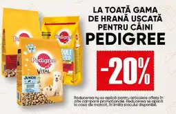 PROFI La toată gama de hrană uscată pentru câini Pedigree Ofertă