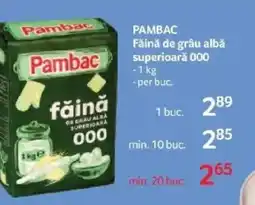 Selgros PAMBAC Fǎinǎ de grâu albǎ superioară 000 Ofertă