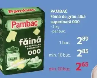 Selgros PAMBAC Fǎinǎ de grâu albǎ superioară 000 Ofertă