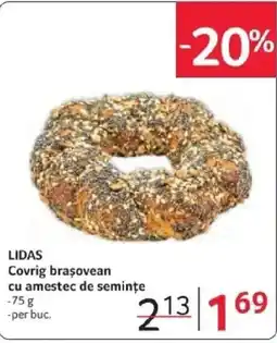 Selgros LIDAS Covrig braşovean cu amestec de semințe Ofertă