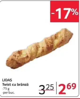 Selgros LIDAS Twist cu brânză Ofertă