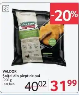 Selgros VALDOR Şniţel din piept de pui Ofertă