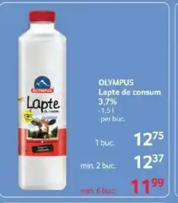 Selgros OLYMPUS Lapte de consum 3,7% Ofertă