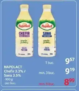 Selgros NAPOLACT Chefir 3.3% / Sana 3.5% Ofertă