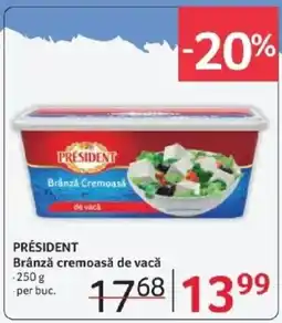 Selgros PRESIDENT Brânză cremoasă de vacǎ Ofertă