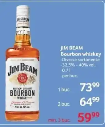 Selgros JIM BEAM Bourbon whiskey Ofertă