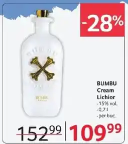 Selgros BUMBU Cream Lichior Ofertă