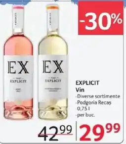 Selgros EXPLICIT Vin Ofertă