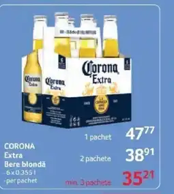 Selgros CORONA Extra Bere blondǎ Ofertă