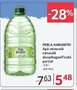 Selgros PERLA HARGHITEI Apă minerală naturală decarbogazificată parţial Ofertă