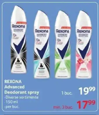 Selgros REXONA Advanced Deodorant spray Ofertă
