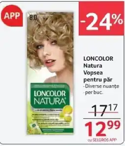 Selgros LONCOLOR Natura Vopsea pentru păr Ofertă