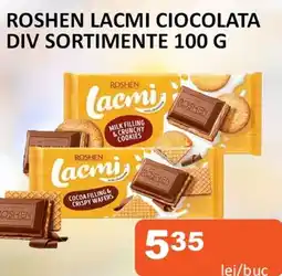Unicarm Roshen lacmi ciocolata div sortimente Ofertă