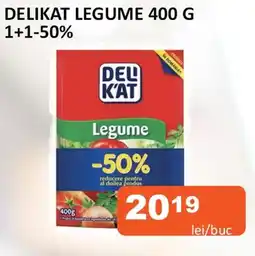 Unicarm Delikat legume 1+1-50% Ofertă