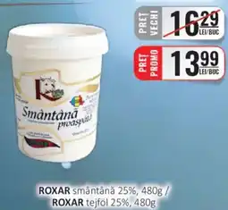 CBA ROXAR smântână 25% Ofertă