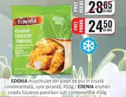 CBA EDENIA muschiuleţ din piept de pui în crustă condimentată, ușor picantă Ofertă
