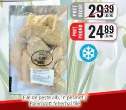 CBA File de peşte alb, în pesmet Ofertă