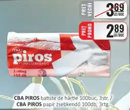 CBA CBA PIROS batiste de hârtie Ofertă