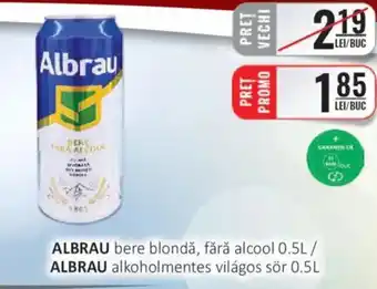 CBA ALBRAU bere blondă, fără alcool Ofertă