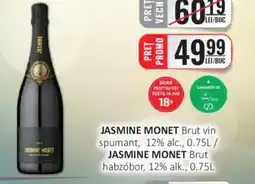 CBA JASMINE MONET Brut vin spumant, 12% alc. Ofertă