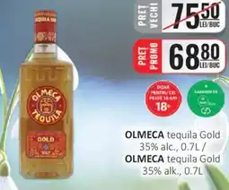 CBA OLMECA tequila Gold 35% alc. Ofertă