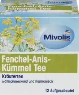 DM Mivolis ceai de chimen Și anason 12 plicuri Ofertă