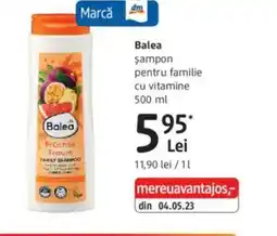 DM Balea sampon pentru familie cu vitamine Ofertă