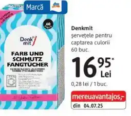 DM Denkmit şerveţele pentru captarea culorii Ofertă