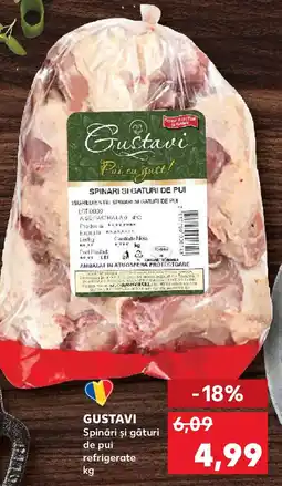 Kaufland GUSTAVI Spinări şi gâturi de pui Ofertă