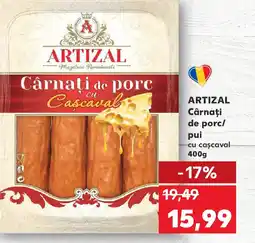 Kaufland ARTIZAL Cârnaţi de porc/ pui Ofertă