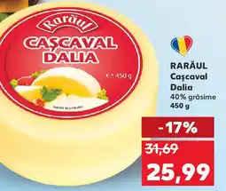 Kaufland RARĂUL Caşcaval Dalia 40% grăsime Ofertă