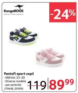 Selgros Pantofi sport copii Ofertă