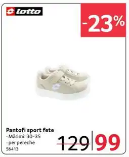 Selgros Pantofi sport fete Ofertă