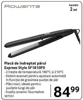 Selgros Placă de îndreptat părul Express Style SF1810F0 Ofertă