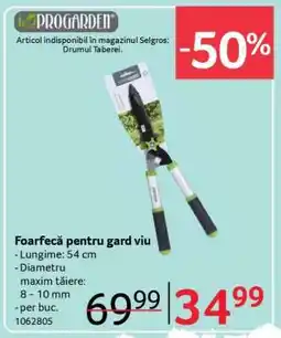 Selgros Foarfecă pentru gard viu Ofertă