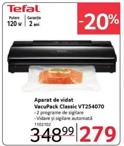 Selgros Aparat de vidat VacuPack Classic VT254070 Ofertă