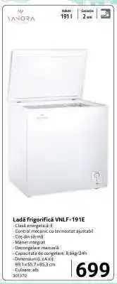 Selgros Ladă frigorifică VNLF-191E Ofertă