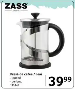 Selgros Presă de cafea / ceai Ofertă