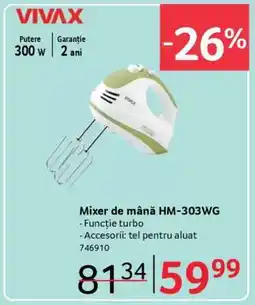 Selgros Mixer de mână HM-303WG Ofertă