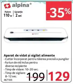 Selgros Aparat de vidat și sigilat alimente Ofertă