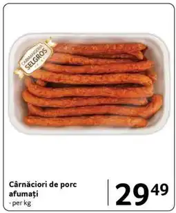 Selgros Cârnațiori de porc afumați Ofertă