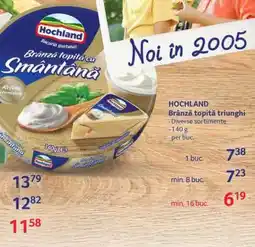 Selgros HOCHLAND Brânză topită triunghi Ofertă