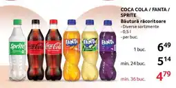 Selgros Coca-Cola/Fanta/Sprite Ofertă