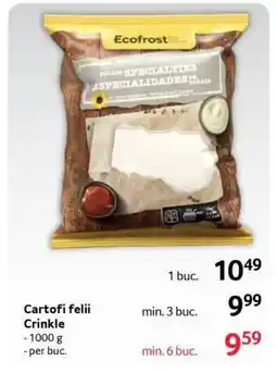 Selgros Cartofi felii Crinkle Ofertă