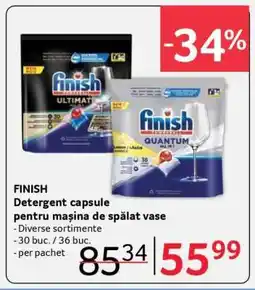 Selgros FINISH Detergent capsule pentru mașina de spălat vase Ofertă