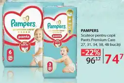 Selgros PAMPERS Ofertă