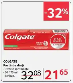 Selgros COLGATE Pastă de dinți Ofertă