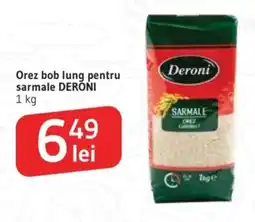 Supeco DERONI Orez bob lung pentru sarmale Ofertă