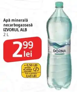 Supeco IZVORUL ALB Apă minerală necarbogazoasă Ofertă